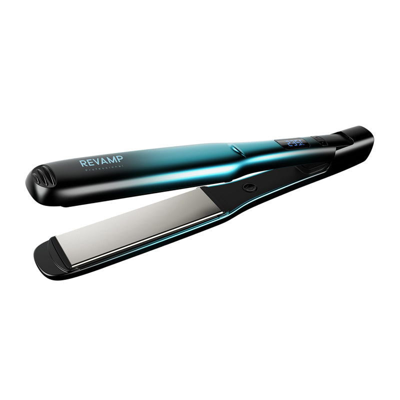 Buy REVAMP Wide Ultra X Shine Ceramic Hair Straightener - Black - View #7