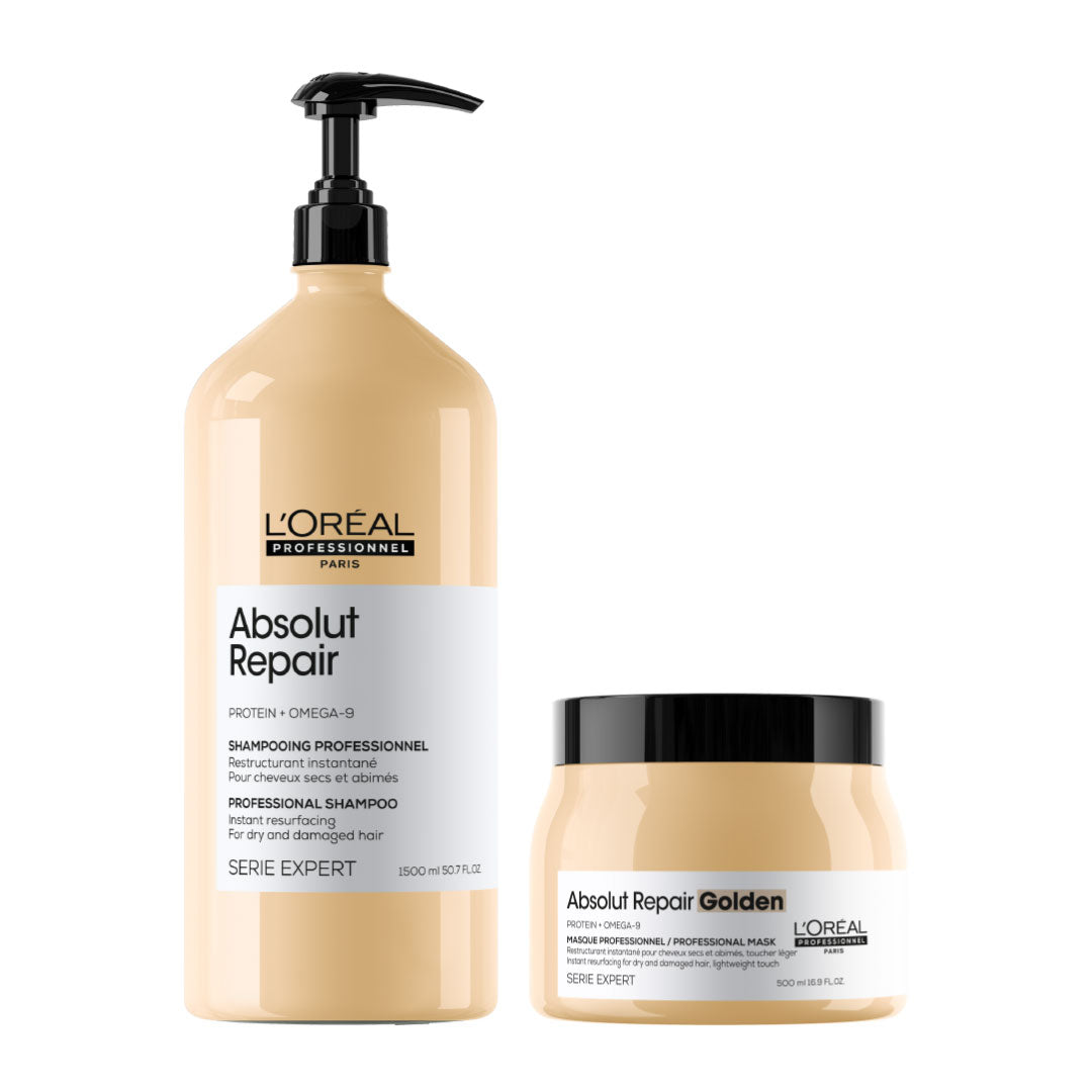 Serie Expert Absolut Repair Shampoo 1500ml & Masque 500ml – Salons