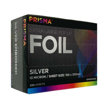 Prisma Pop Up Embossed Silver Extra Wide Foil 150mm x 355mm 250 Sheets