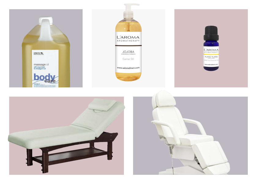 The very best products from our range of massage tables and oils