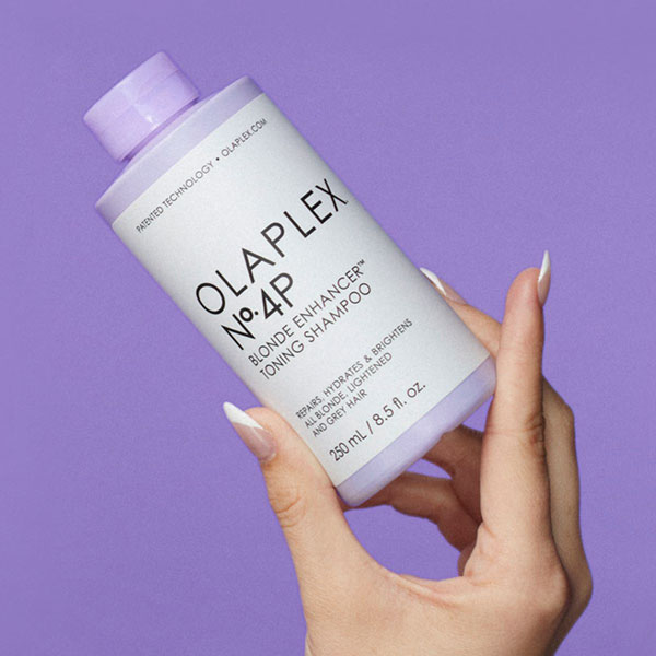 Discover the New OLAPLEX No.4P Blonde Enhancer Toning Shampoo