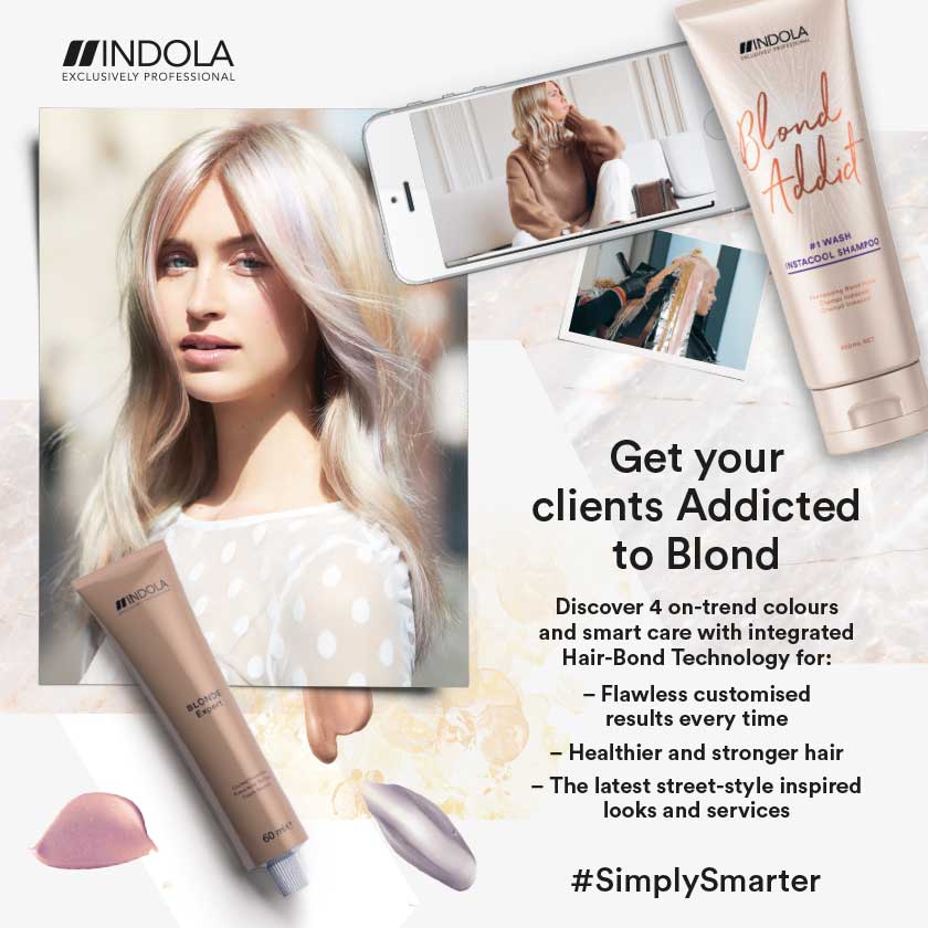 New! Indola BlondAddict Range