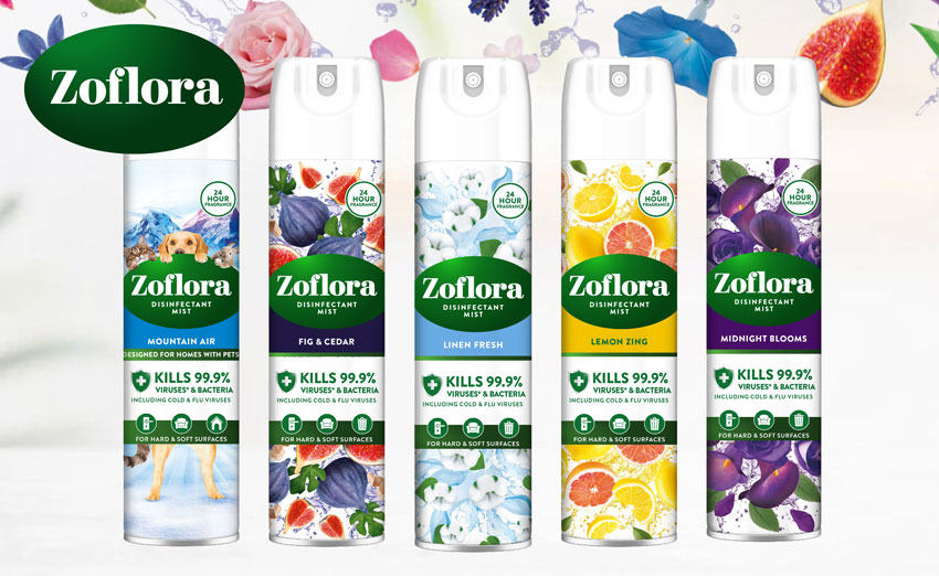 Introducing the New Zoflora Disinfectant Mist Range