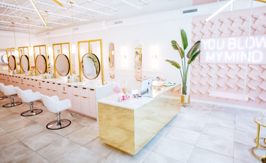 Salon Design of the Month: Sip & Dry