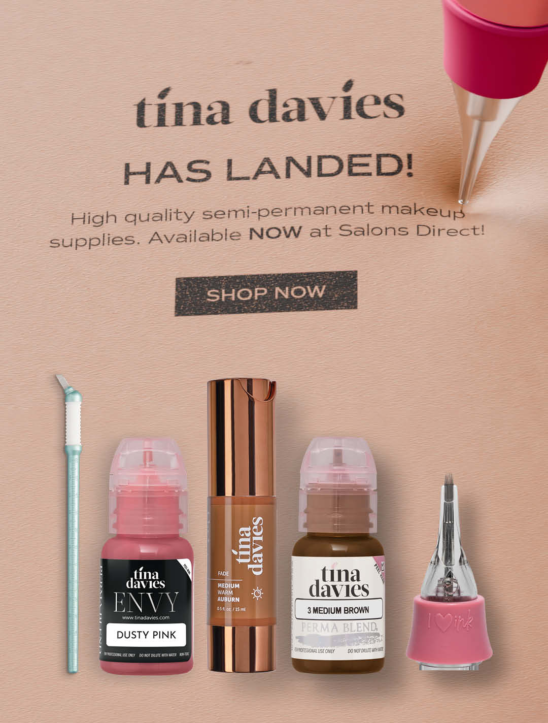 Introducing Tina Davies: High-Quality Semi-Permanent Makeup Supplies