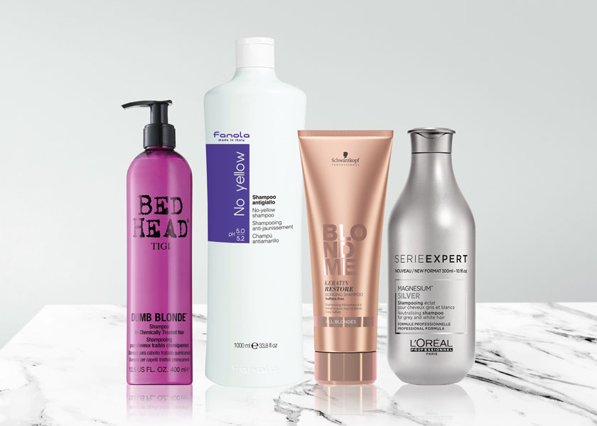 Our Best Salon Shampoos for All Blonde Hair Clients