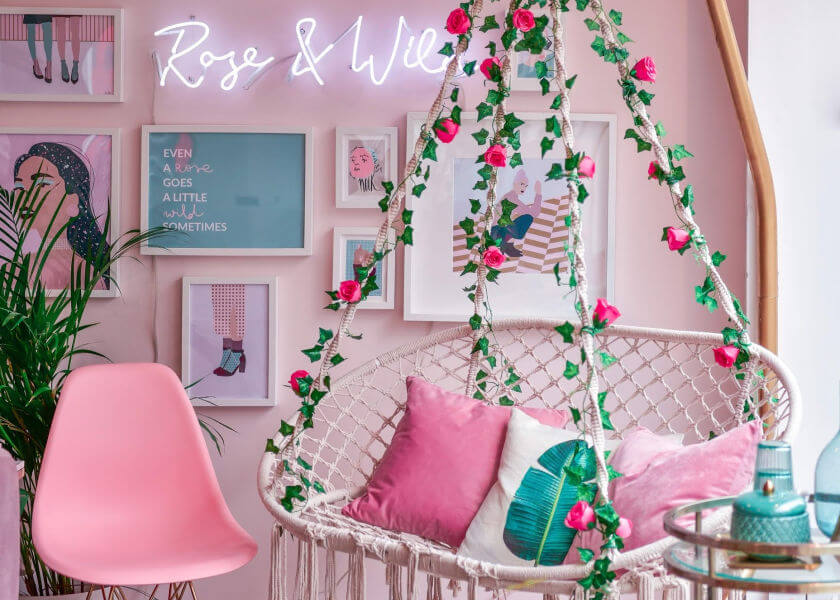 Salon Design of The Month: Rose & Wild