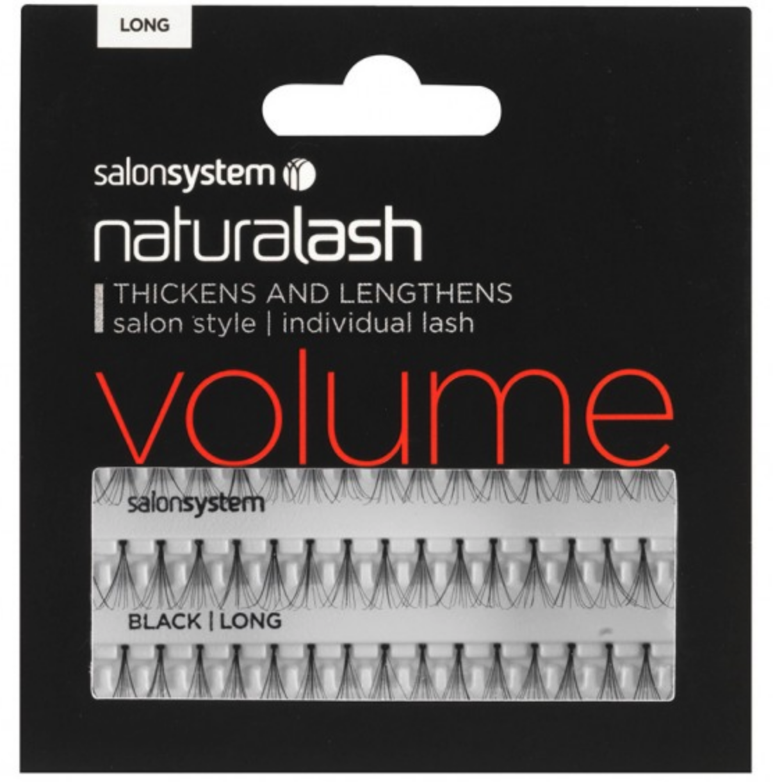 Salon System Individual Lashes Flare Black Mix And Match