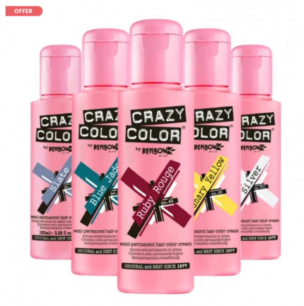 Crazy Color Semi-Permanent Hair Color Cream | Salons Direct