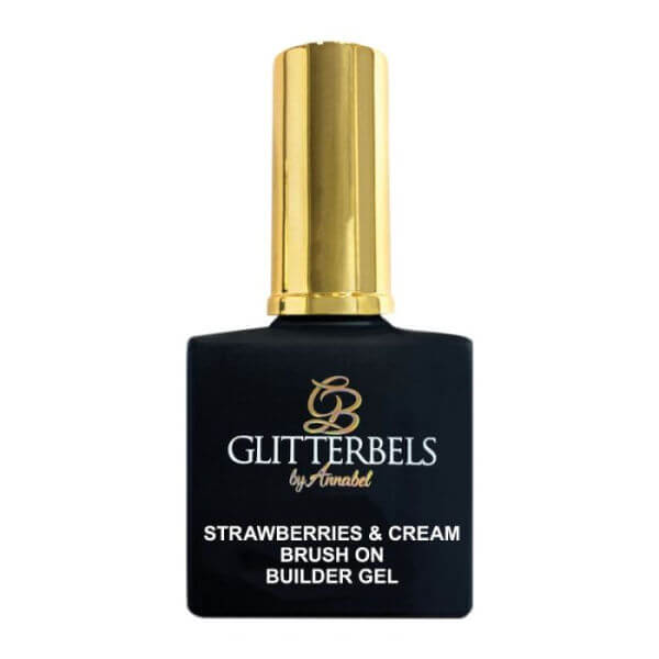 Glitterbels Brush On Builder Gel Strawberries & Cream 