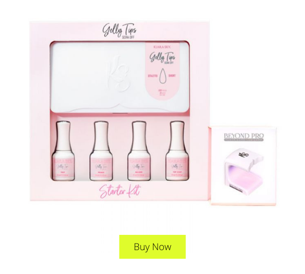 Kiara Sky's Gelly Tip Kit is a great way to get started with gel nail extensions