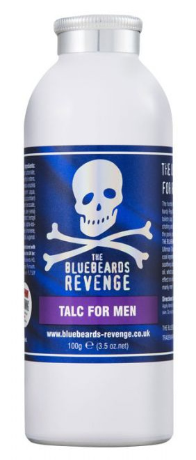 Bluebeards Revenge Talc makes the perfect end for any beard grooming session