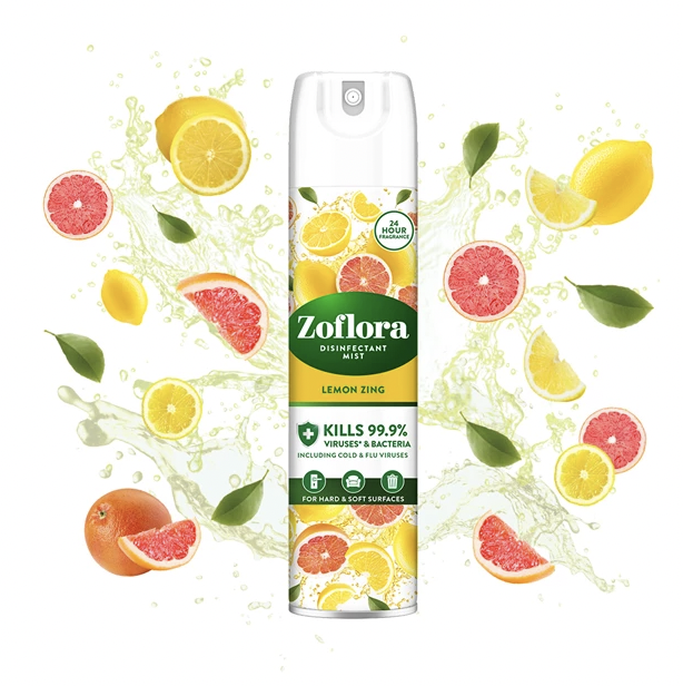 Zoflora Disinfectant Mist Lemon Zing