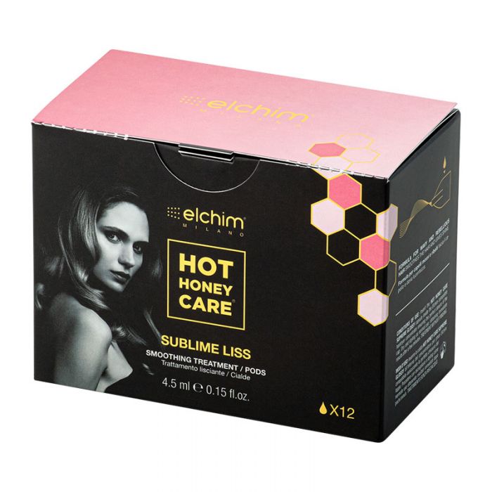 Elchim Hot Honey Care Sublime Liss Smoothing Treatment Pods x12 