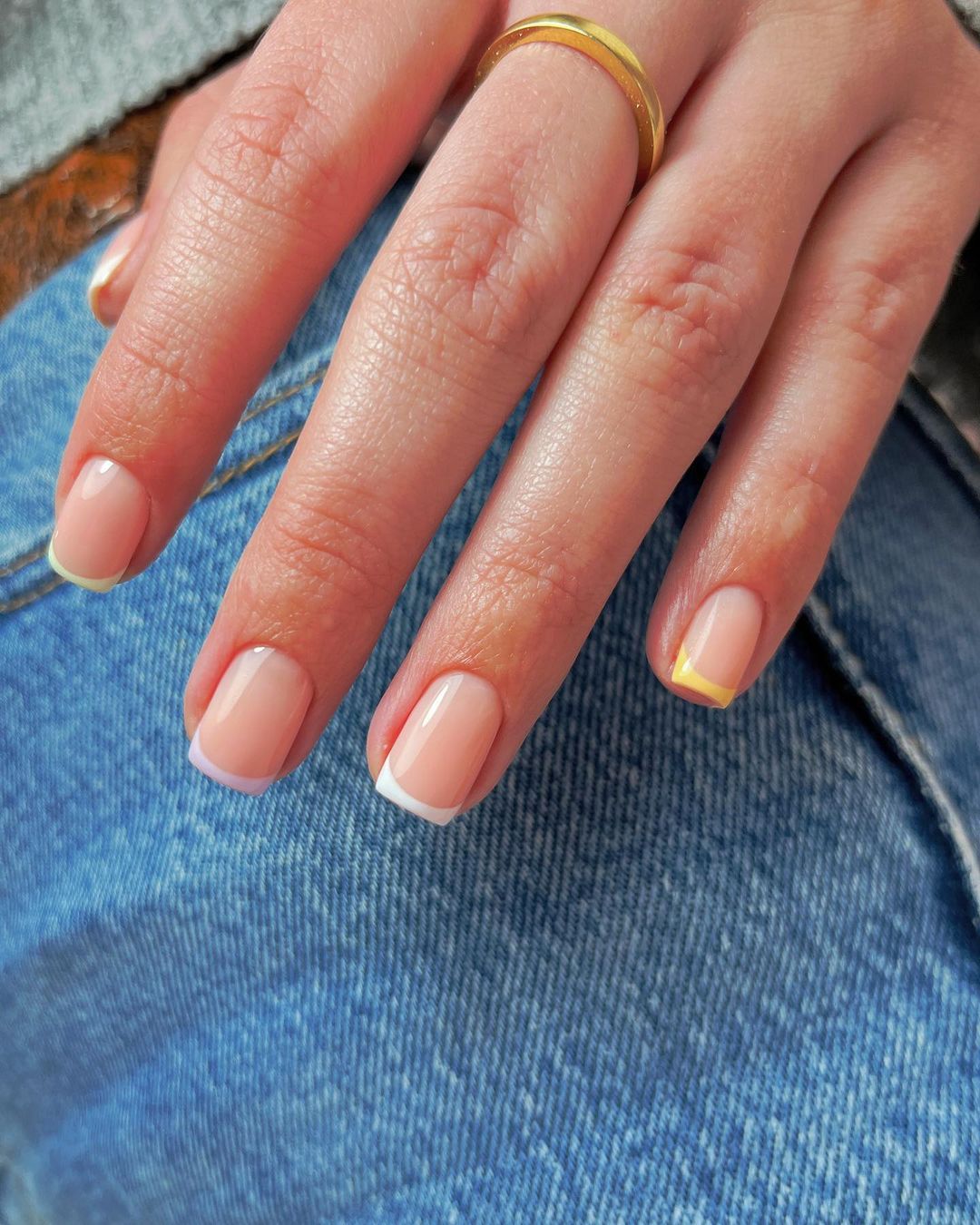 Simple spring nails