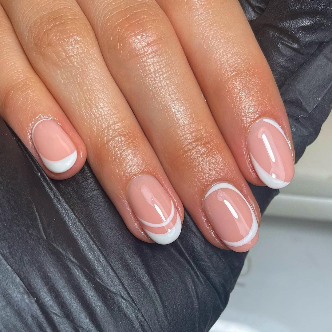 french manicure festival nail art