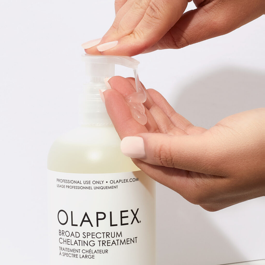 Lifestyle image of new OLAPLEX product