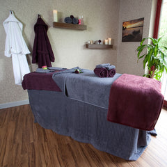 BC Softwear Serenity Waffle Couch Cover Slate Grey 200x240cm