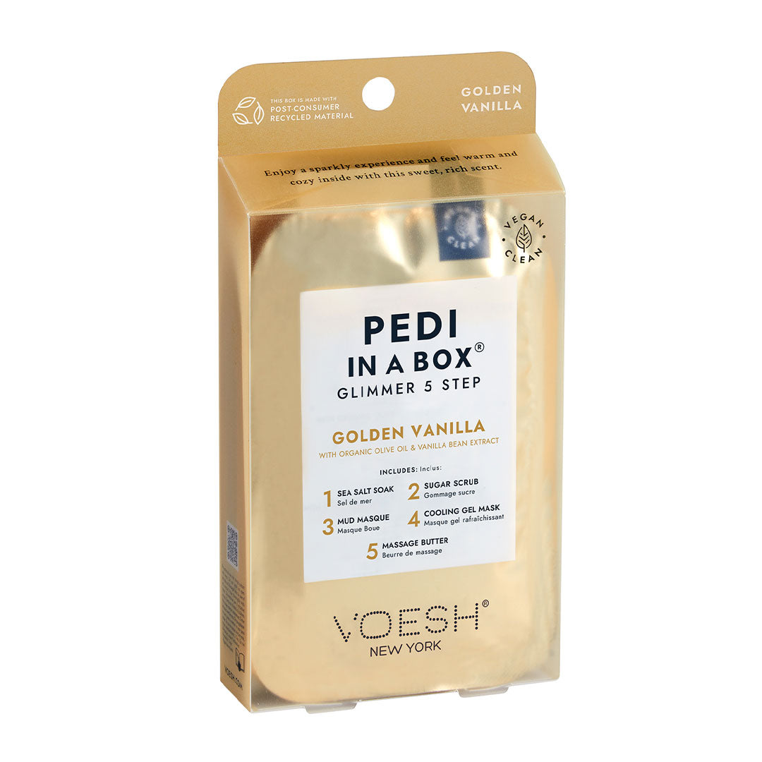 Voesh Pedi In A Box 5 Step Golden Glimmer