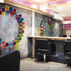 Lotus Matisse Black Styling Chair Square Silver Base