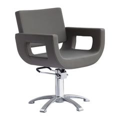 Lotus Crosby Clay Styling Chair Round Silver Base