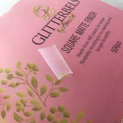 Glitterbels Square Matte Finish Assorted Nail Tips x 500