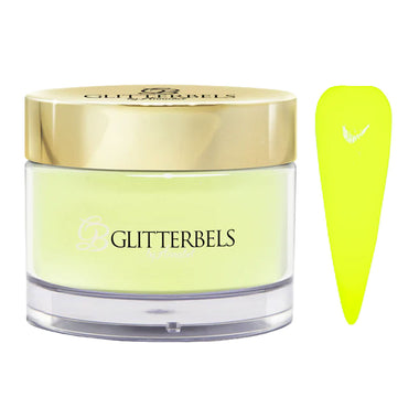 Glitterbels Coloured Acrylic Powder 28g Highlighter Yellow