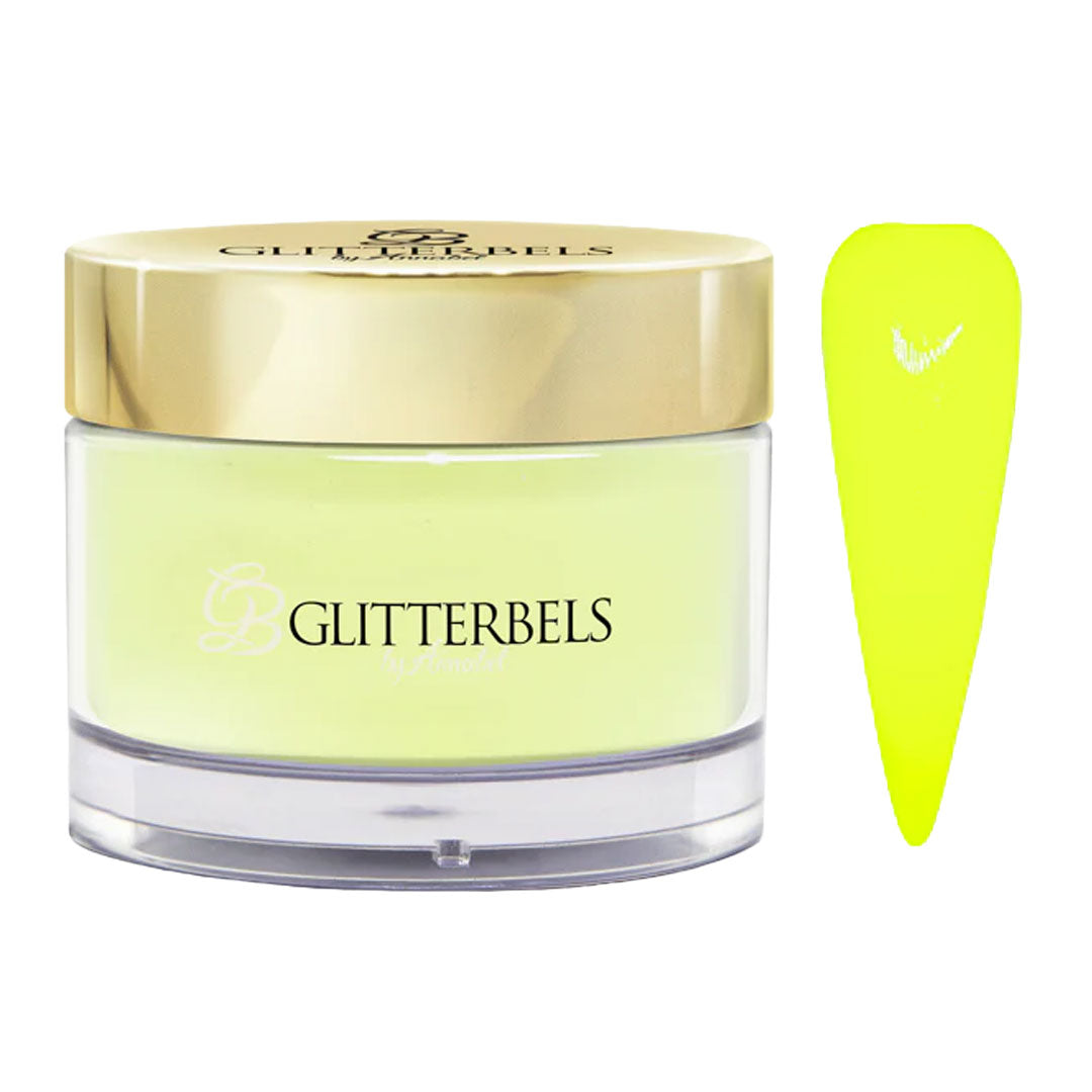 Glitterbels Coloured Acrylic Powder 28g Highlighter Yellow