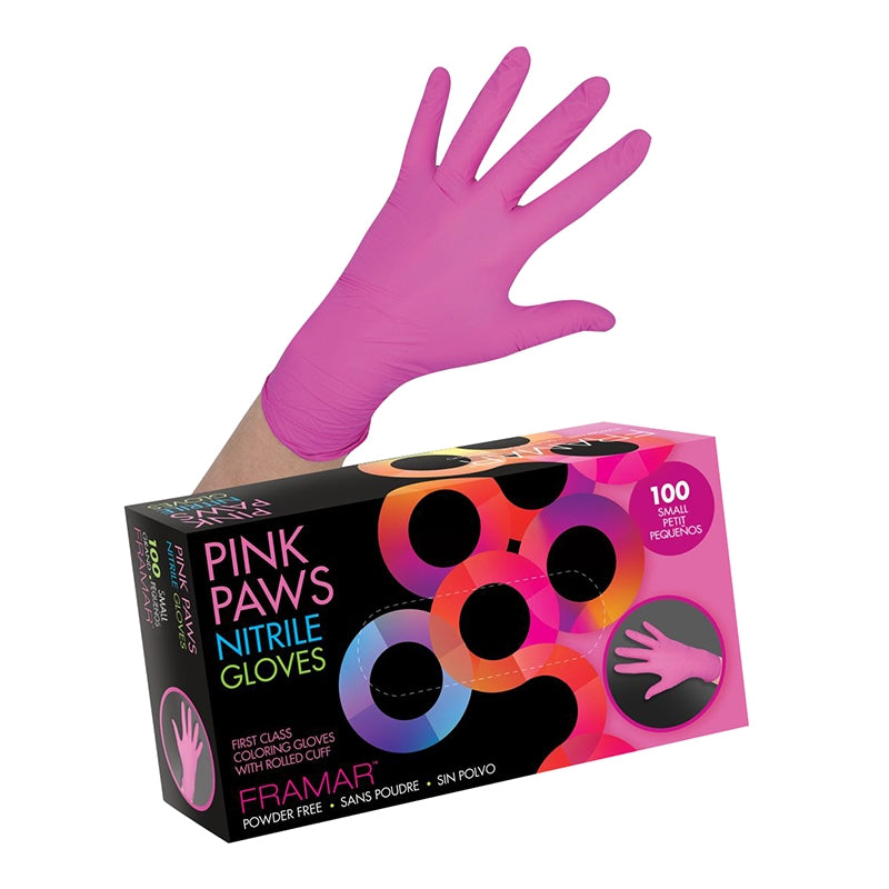 Paws Small Nitrile Gloves Pack 100pcs