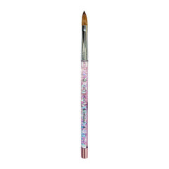 Glitterbels Pinched Pastel Glitter Acrylic Brush Size 8