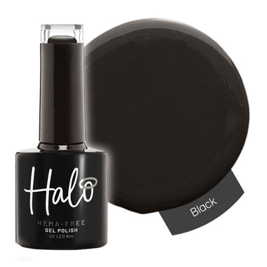 Halo Hema Free Gel Polish Black 8ml