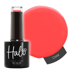 Halo Hema Free Gel Polish Coral 8ml