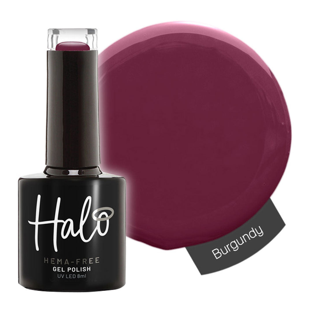 Halo Hema Free Gel Polish Burgundy 8ml