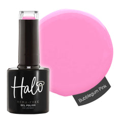 Halo Hema Free Gel Polish Bubblegum Pink 8ml