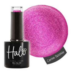 Halo Hema Free Gel Polish Cerise Sparkle 8ml