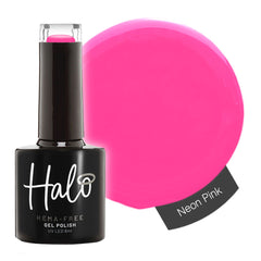 Halo Hema Free Gel Polish Neon Pink 8ml