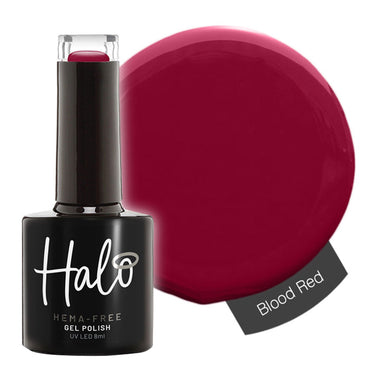 Halo Hema Free Gel Polish Blood Red 8ml