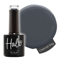 Halo Hema Free Gel Polish Charcoal Grey 8ml