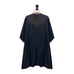 Lotus Barber Cape With Barber Pole Trim