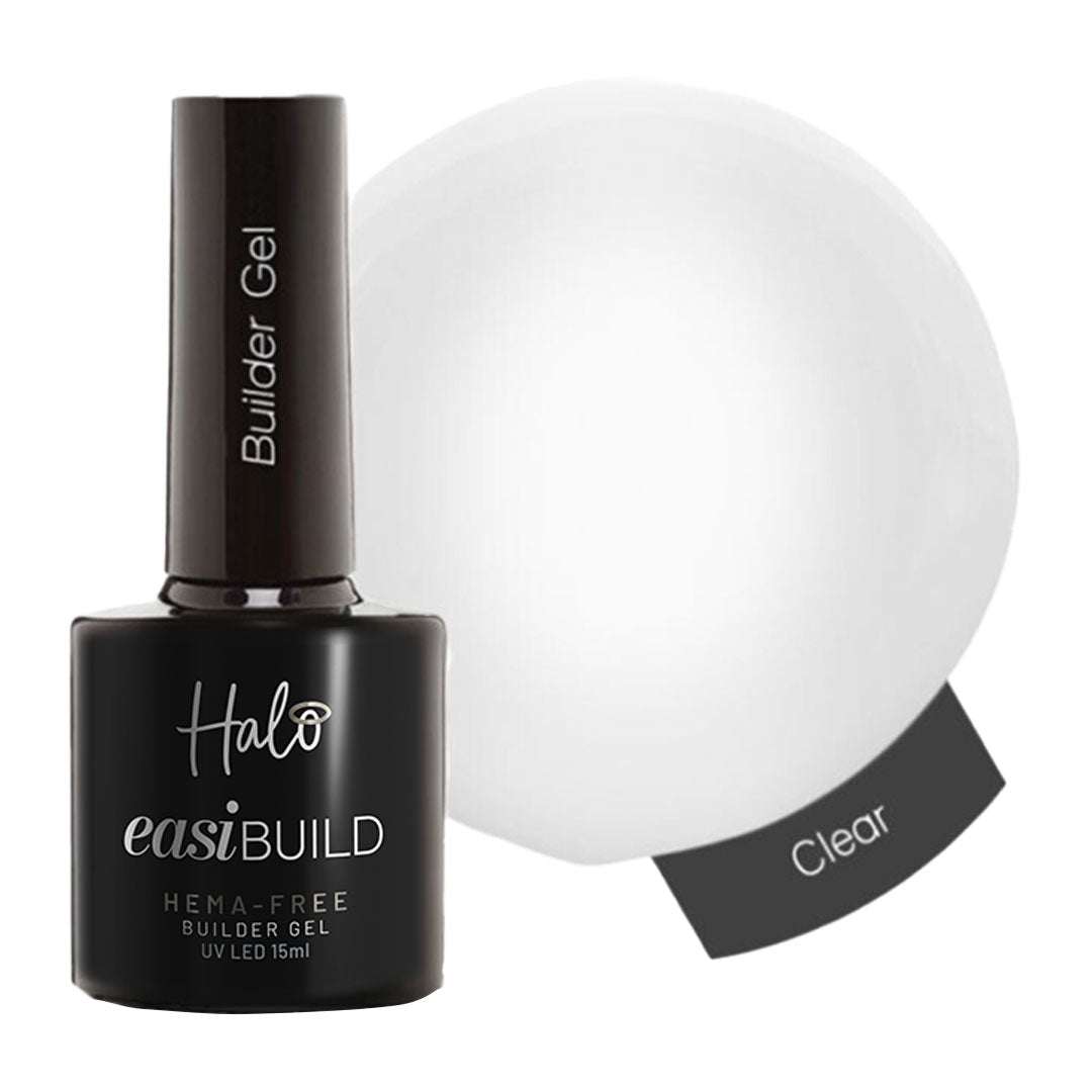 Halo Hema Free EasiBuild Builder Gel Clear 15ml