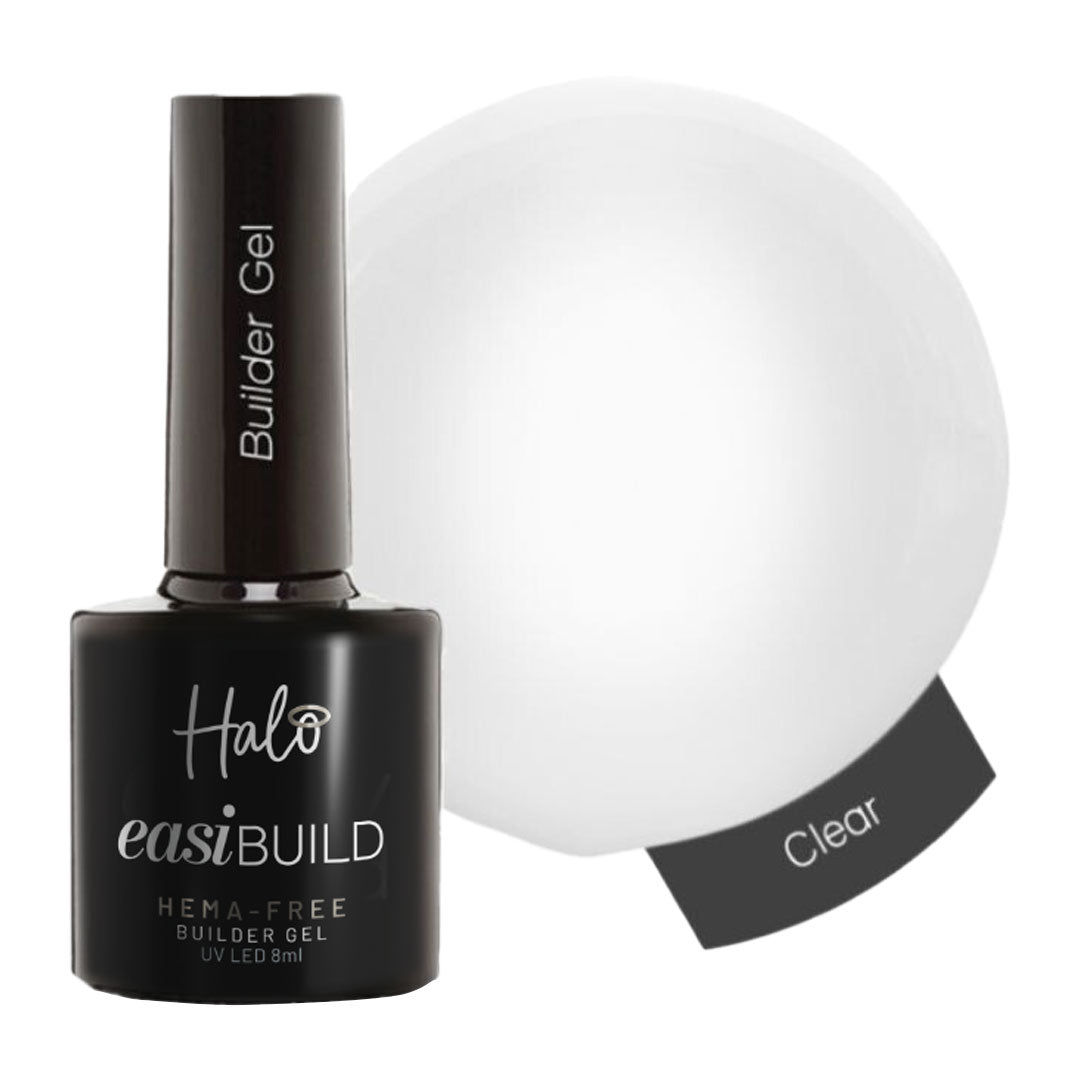 Halo Hema Free EasiBuild Builder Gel Clear 8ml