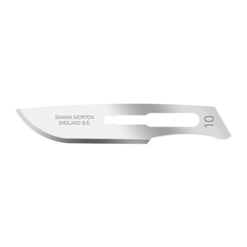 Swann Morton No.10 Dermaplane Scalpel Blade x 100