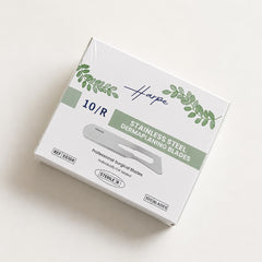 Swann Morton Scalpel Handle and 100 x No.10R Harpe Dermaplaning Blades