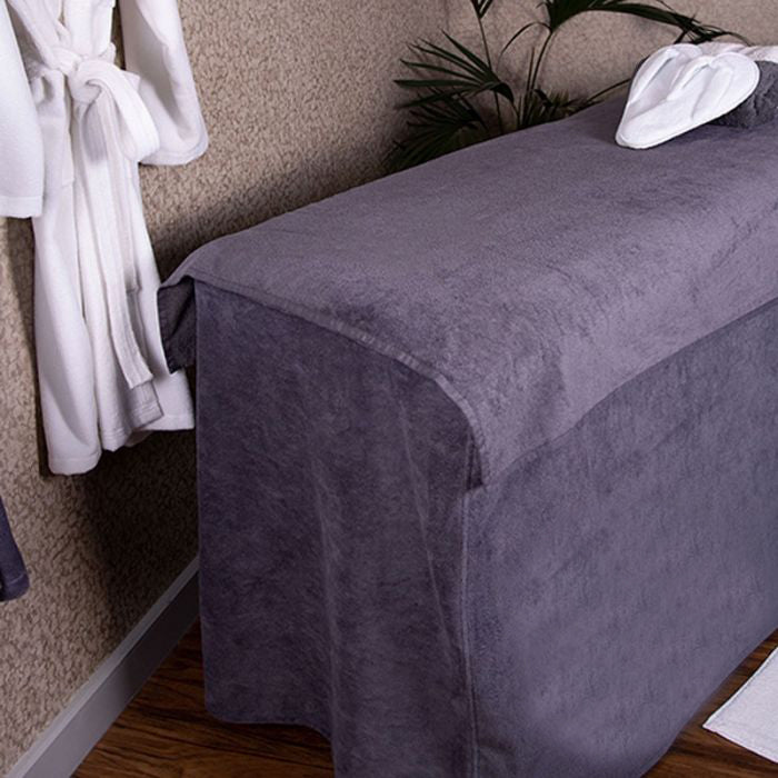 BC Softwear SupremeSoft Couch Cover Without Face Hole Pebble 70 x 200cm