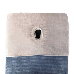 BC Softwear SupremeSoft Header Towel With Face Hole Pebble 50 x 70cm