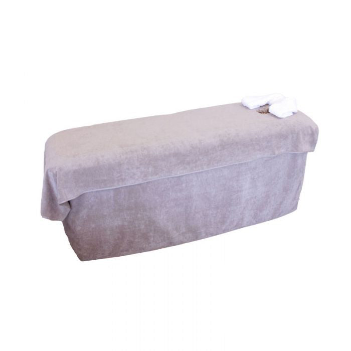 BC Softwear SupremeSoft Jumbo Sheet With Face Hole White 100 x 220cm