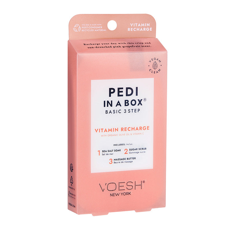 Buy Voesh Pedi In A Box Basic 3 Step Vitamin Recharge – Salons Direct
