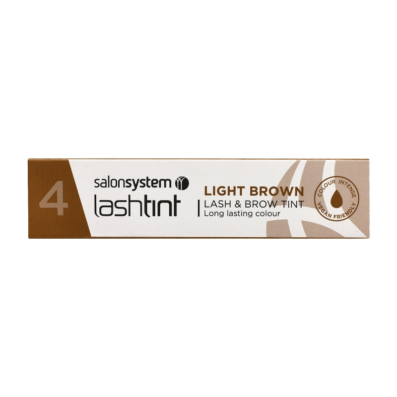 Salon System Lash and Brow Tint Light Brown 15ml
