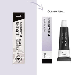 Salon System Lash and Brow Tint Black 15ml