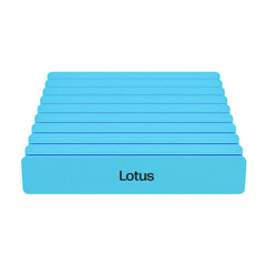 Lotus Blue Jumbo Sanding File 100 Grit Pack Of 10